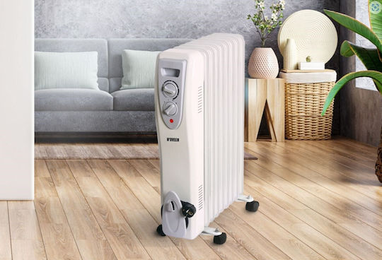 N'Oveen Oil Filled Radiator with 9 Fins 2000W