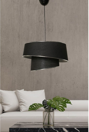 HomeMarkt Lustră Negru cu Dulie E27 32cm.