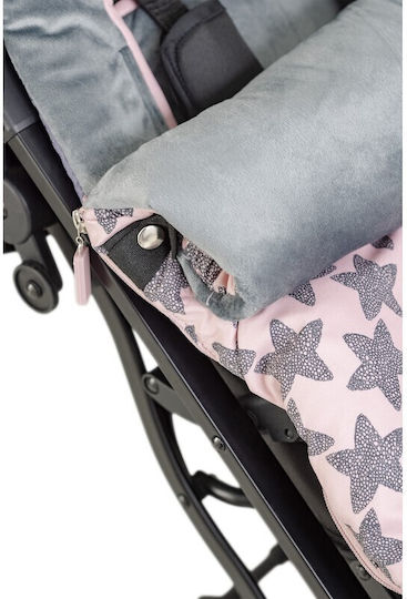 Interbaby Star Universal Kinderwagen-Fußsack Rosa