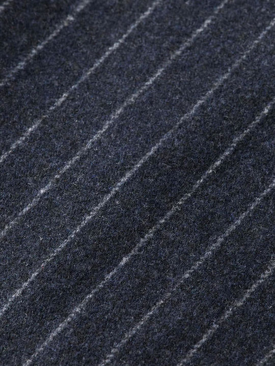 Pinstripe Men's Suit Jacket Charcoal Stripe