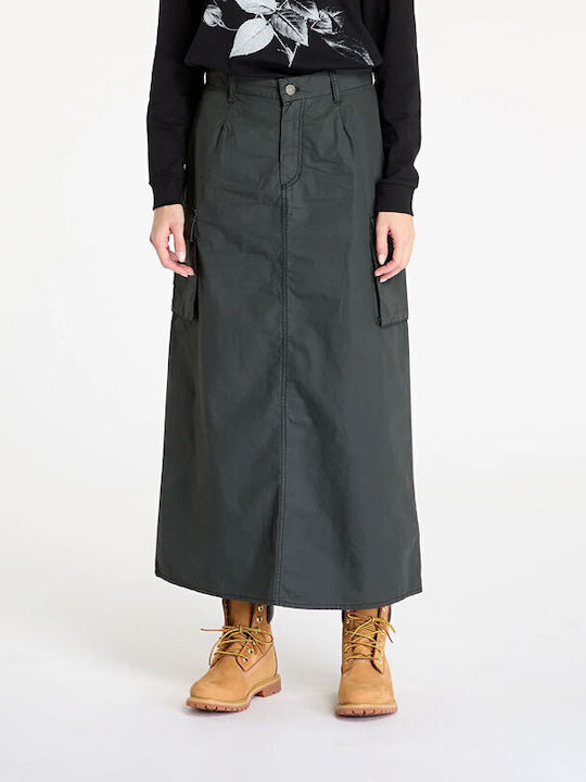 Karl Kani Maxi Skirt in Black Color