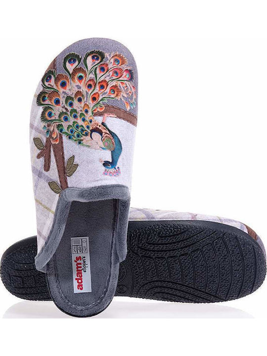 Winter Women's Slippers Gray