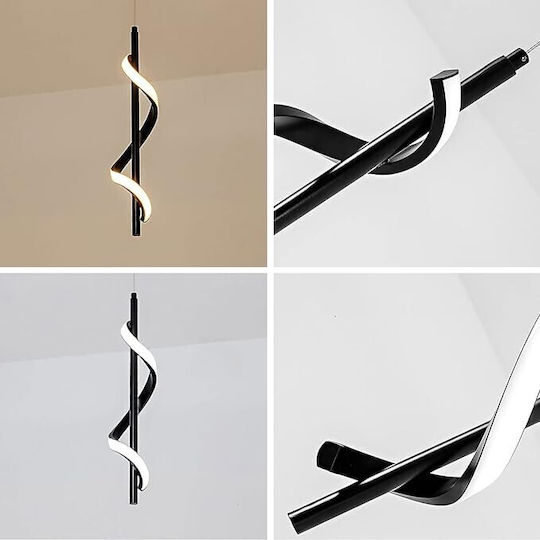 Home Lighting Κρεμαστό Φωτιστικό Μαύρο LED