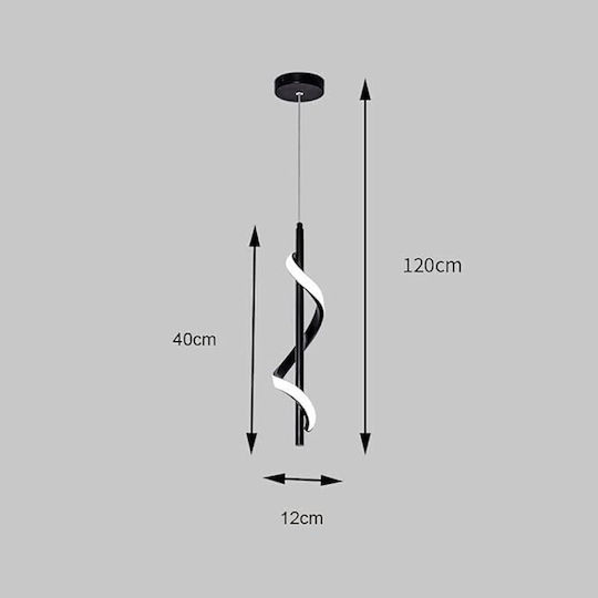 Home Lighting Κρεμαστό Φωτιστικό Μαύρο LED