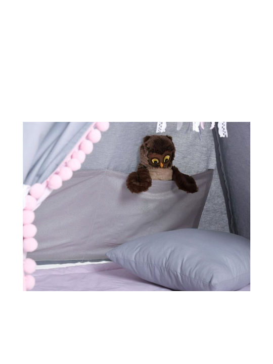 Eli Neli Kids Indian Teepee Play Tent Set Pillows Gray