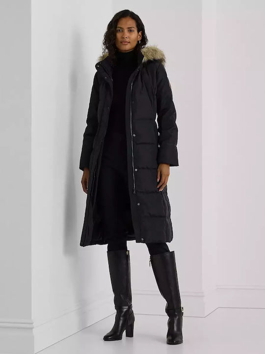 Ralph Lauren Women's Coat with Hood navy