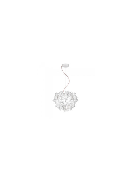 Slamp Veli Foliage Large Pendant Light White for 4 Bulbs E27 55cm