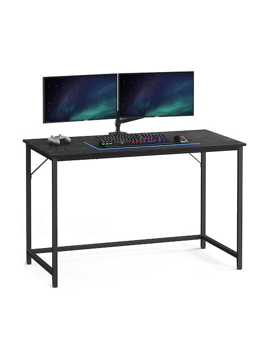 Birou Vasagle Cadru din Oțel 60x120x75cm Industrial Negru