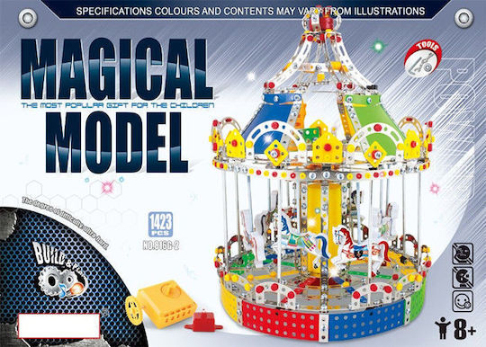 Anelixi Metal Construction Toy Carousel