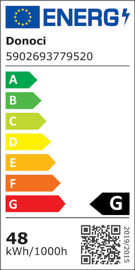 Eko Light Tesoro Κρεμαστό Φωτιστικό Ασημί LED