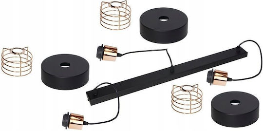 Adviti Κρεμαστό Φωτιστικό Μαύρο 70x80x20εκ. Adviti Κρεμαστό Φωτιστικό Μαύρο 70x80x20εκ.
