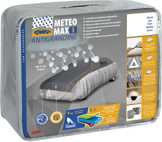 Lampa Meteomax3 Ag5 Covers 495x185x155cm for Hail Waterproof Secured with Straps