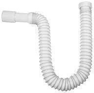 Novara Rubinetterie Plastic Siphon Sink Flexible with Output 40mm White