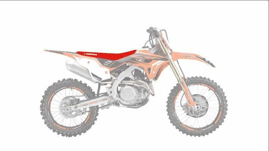 Blackbird Racing Sitzbezug Multitraction 1149m Honda CRF 450 R 21-23 Honda CRF 450 RL 21-23 1 Stk Rot
