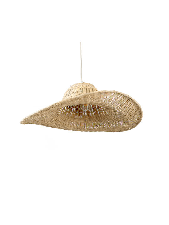GloboStar Espargos Deckenleuchte Beige Boho Raster mit Lampenbirnensockel E27 70x70x35cm