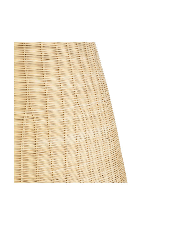 GloboStar Mahana Ceiling Light Beige Boho Grid with E27 Socket 80x80x130cm