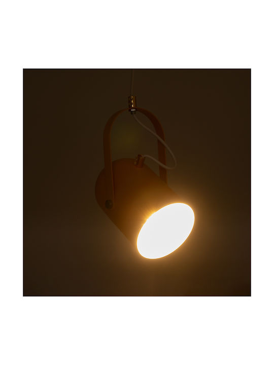 GloboStar Hazel Pendant Light Pink with Socket E27 12x18x27cm