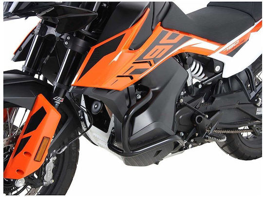 Black Engine Guards KTM 890 Adventure R Rally '21-'22 5017617 00 01 Hepco & Becker