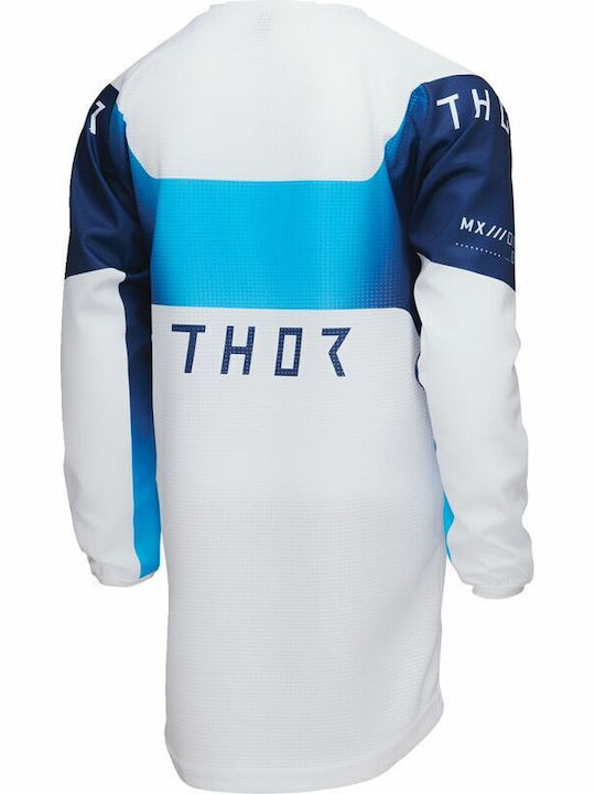 Thor Launchmode Kids Jersey Motocross White