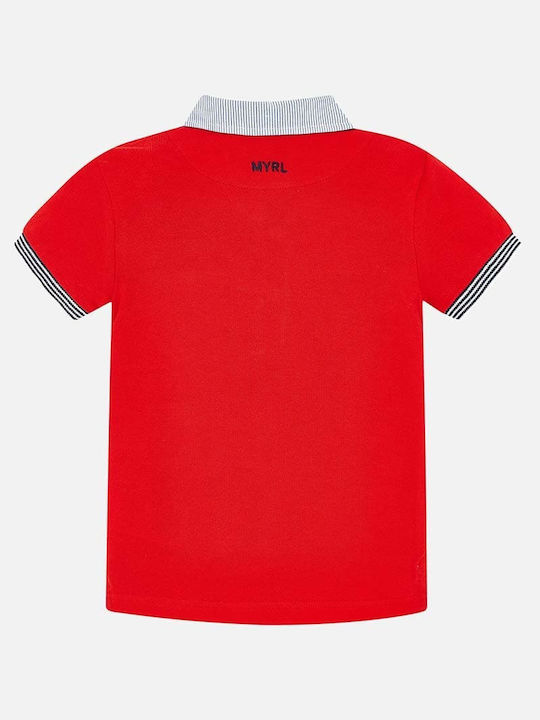 Mayoral Children's Polo Short Sleeve Red