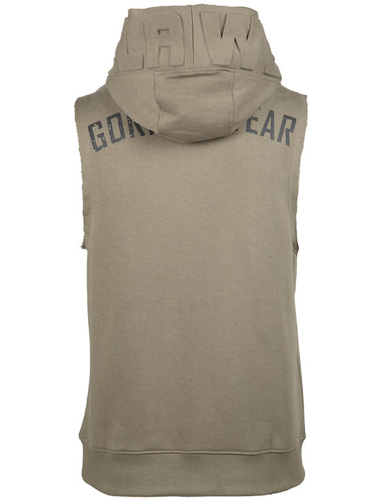 Cardigan With Hood Army Green