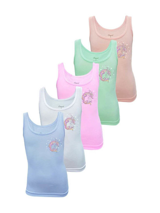 Onurel Set of Kids' Undershirts Multicolored 5pcs