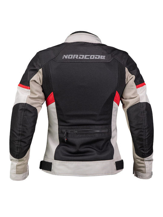 Nordcode Luna Winter Women's Motorcycle Jacket Waterproof Gray