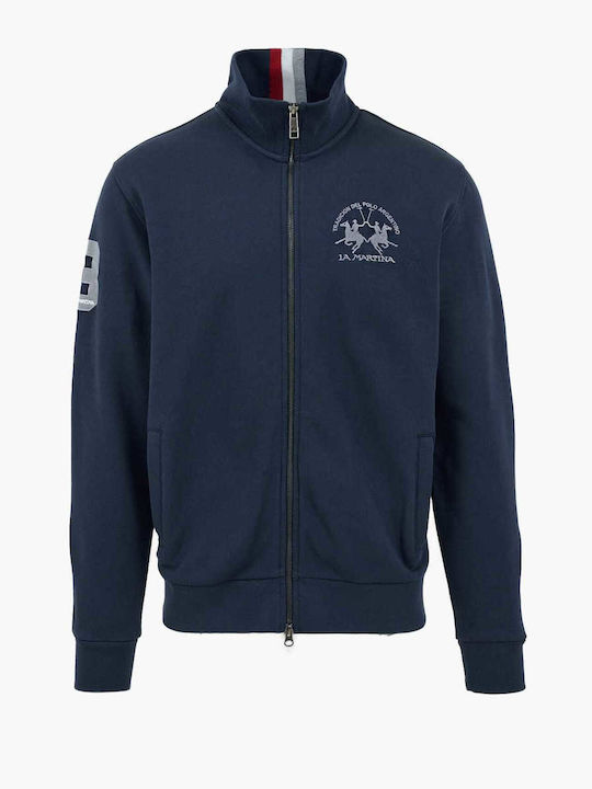 La Martina Sweatshirt with Hood Dark Blue