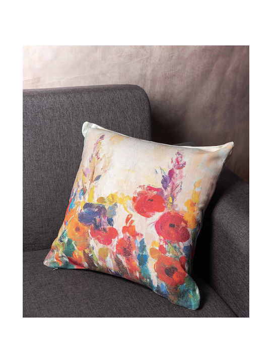 Silk Fashion Decorative Pillow Case Ks310 Multicolour 45x45cm.