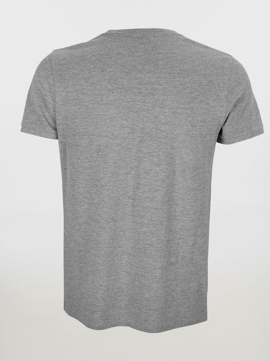Tricou gri melange
