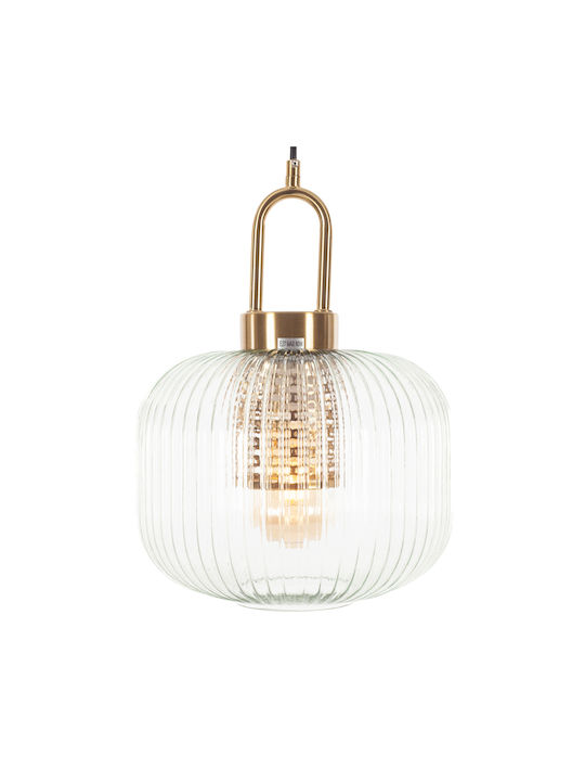 Artekko Pendant Light Transparent with Socket E27 25x25x40cm