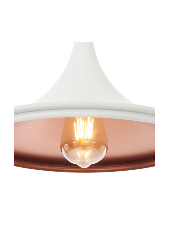 Artekko Pendant Light White with Socket E27 34x34x27cm