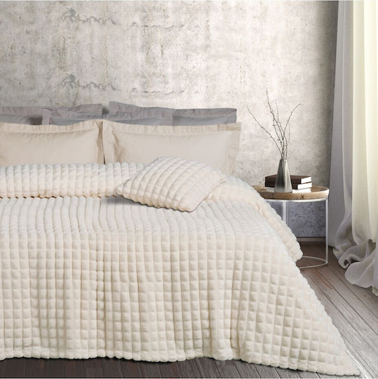 Das Home Perna De Canapea 1356 Fleece Ecru 40x40cm