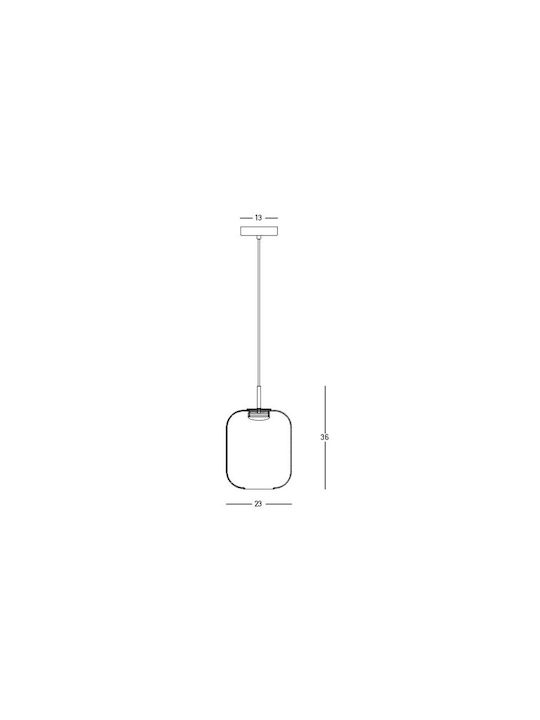 Zambelis Lights Adjustable Pendant Light Copper