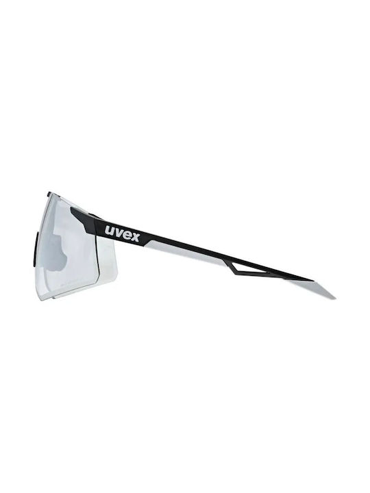 Uvex Sunglasses with Black Plastic Frame and Transparent Lens S5330502205