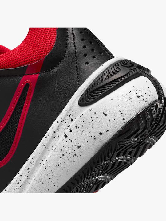 Team Hustle D 11 Ps Kids Sports Shoes Basketball with Laces Black