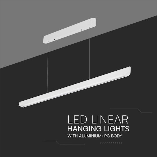 V-TAC Pendant Light White 122.7x5cm