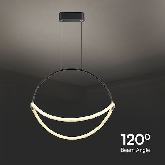 V-TAC Pendant Light Black 50x16x170cm