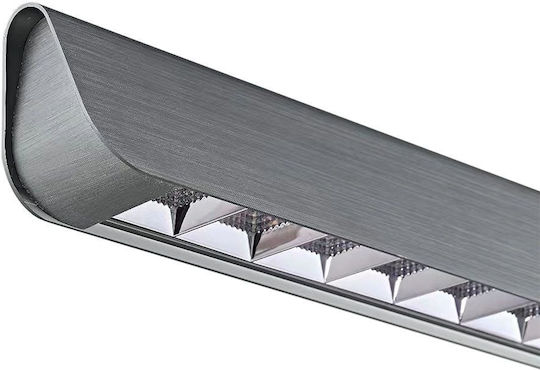 V-TAC Висящо Осветително Тяло Сив 122.7x5см.