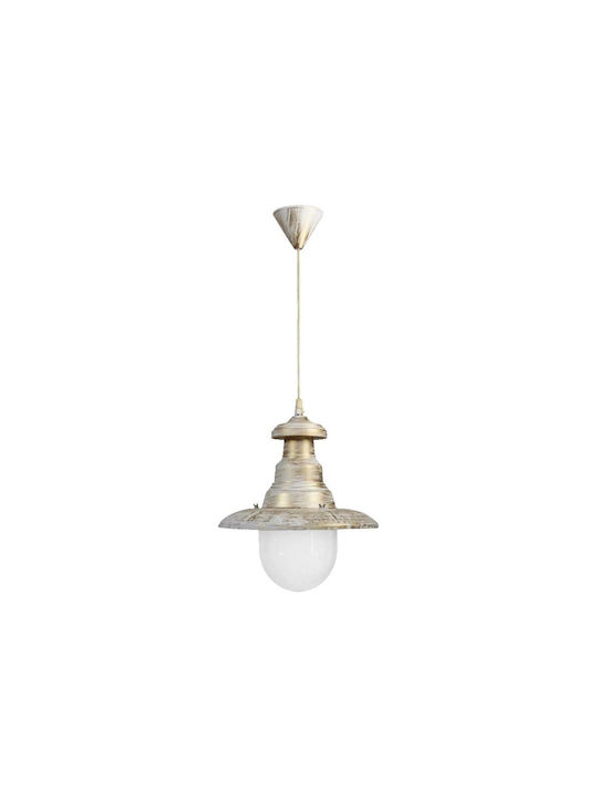 Heronia Adjustable Pendant Light Honey with Socket E27 30x75cm