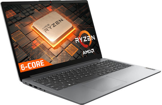 Lenovo IdeaPad 1 15AMN7 15.6" IPS (Ryzen 3-7320U/8GB/512GB SSD/W11 S) Сив облак (GR Клавиатура)