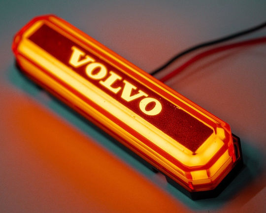 Lumină de volum laterală Ledneon 24v Volvo Portocaliu