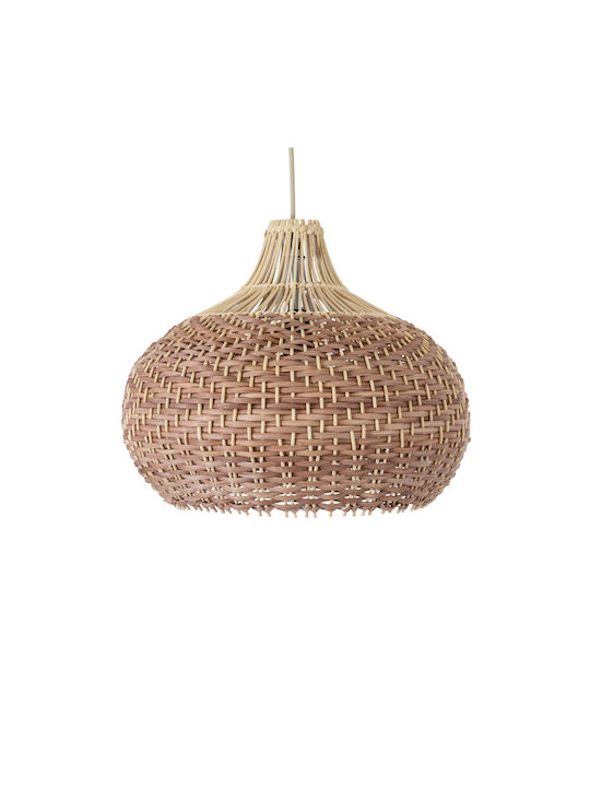 GloboStar Panama Ceiling Light Beige Boho Grid with E27 Socket 40x40cm
