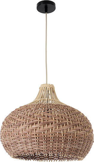 GloboStar Panama Ceiling Light Beige Boho Grid with E27 Socket 40x40cm