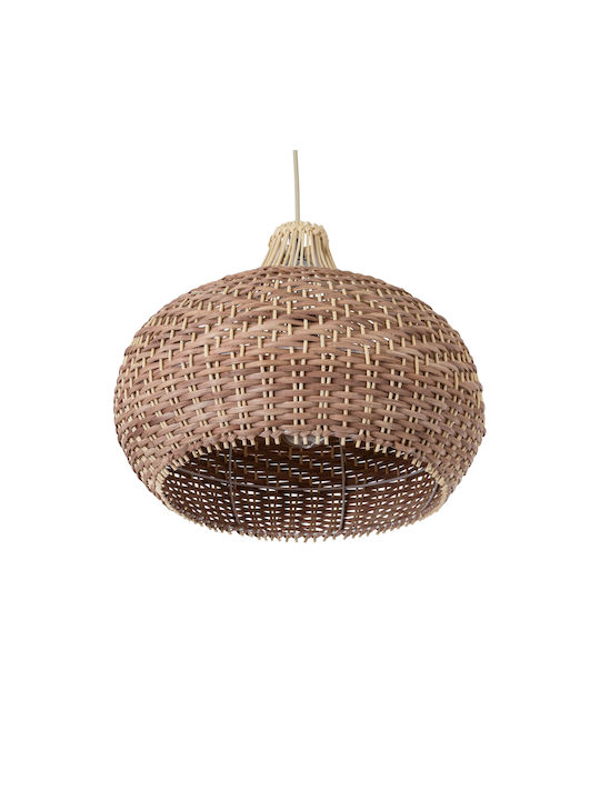 GloboStar Panama Ceiling Light Beige Boho Grid with E27 Socket 40x40cm