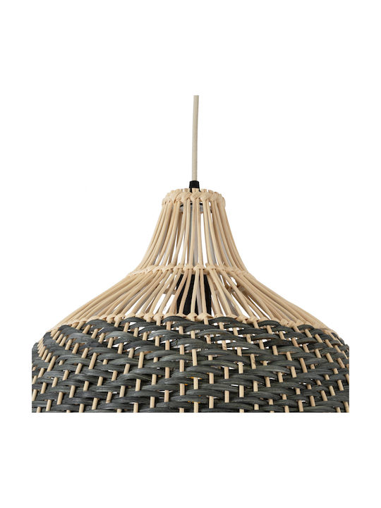 GloboStar Barbados Ceiling Light Beige Boho Grid with E27 Socket 40x40x45cm