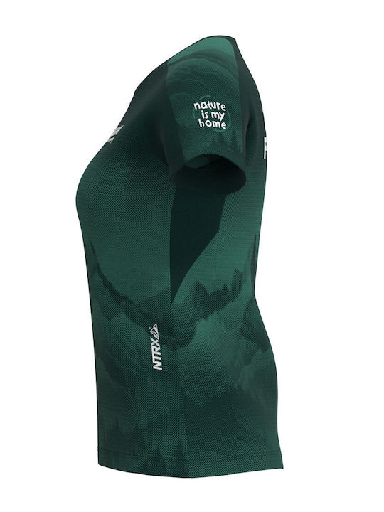 Bluza Damă Tricou Uscare Rapidă Verde