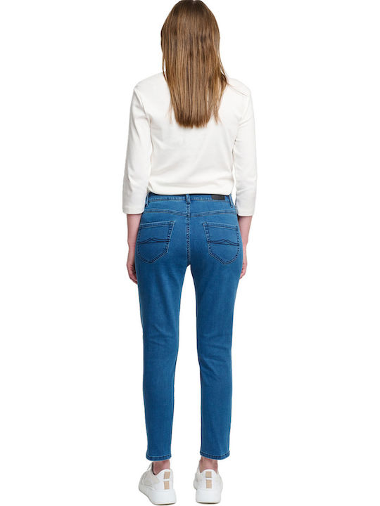 Jane Women's Jean Trousers Mid Rise with Rips