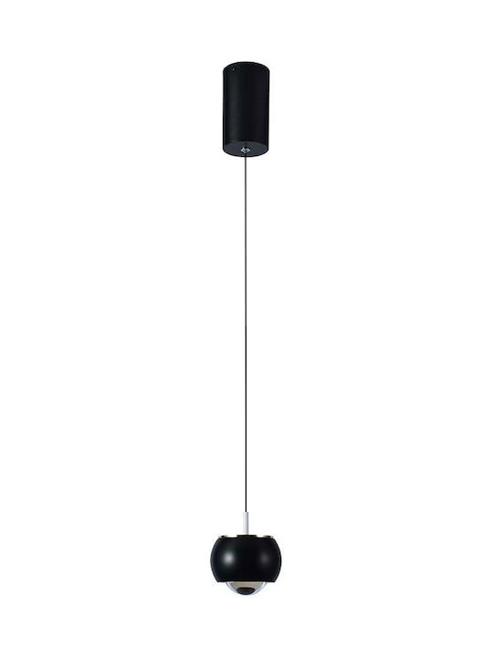 V-TAC Pendant Light Black 100cm