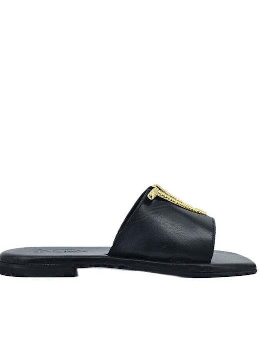Sandale Casual Damă din Piele Negru